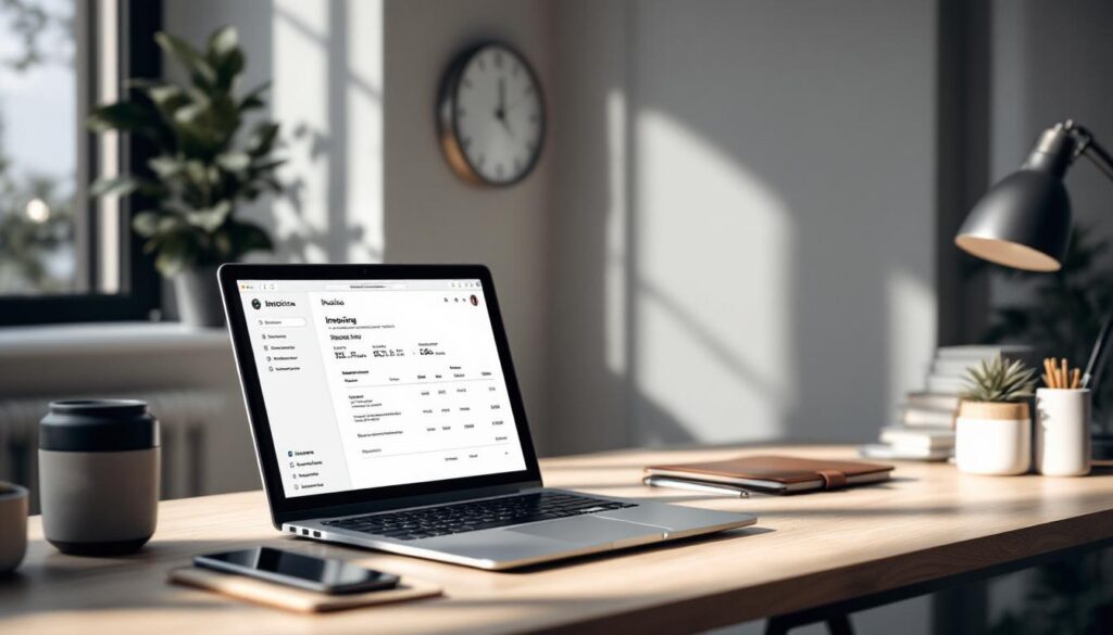 gagnez du temps avec notre logiciel de facturation en ligne gratuit, simple à utiliser et performant, conçu pour faciliter la gestion de vos factures rapidement et efficacement.