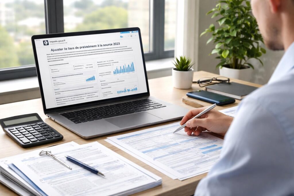 découvrez la procédure détaillée pour ajuster votre taux de prélèvement à la source en 2023 et optimiser votre fiscalité.