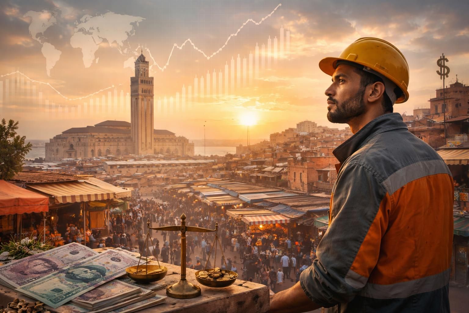 découvrez comment le salaire minimum au maroc évolue en réponse aux changements économiques mondiaux et leurs impacts sur le pouvoir d'achat des travailleurs.