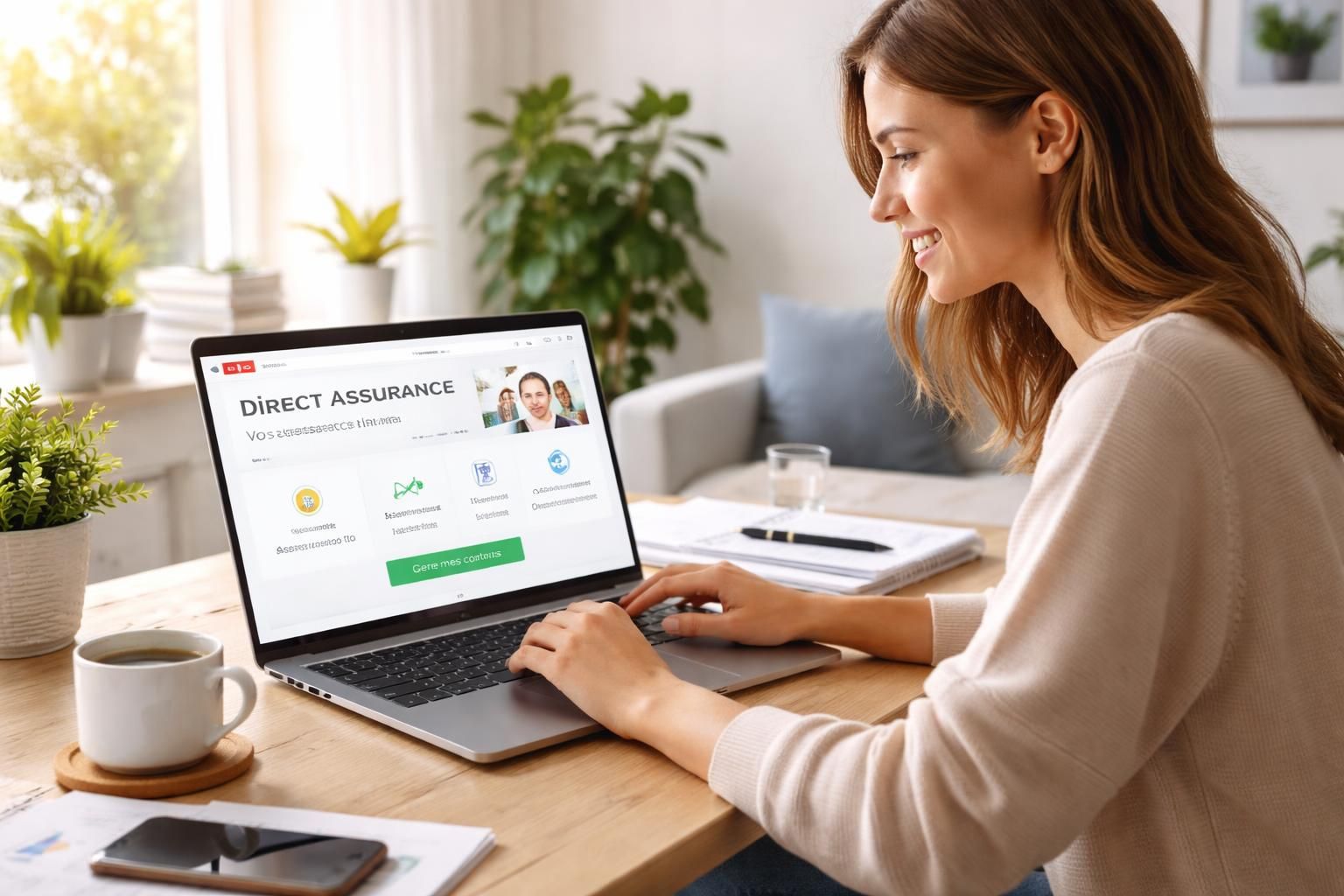 explorez les services en ligne de direct assurance pour une gestion simple et rapide de vos contrats d'assurance, devis, et déclarations de sinistre.