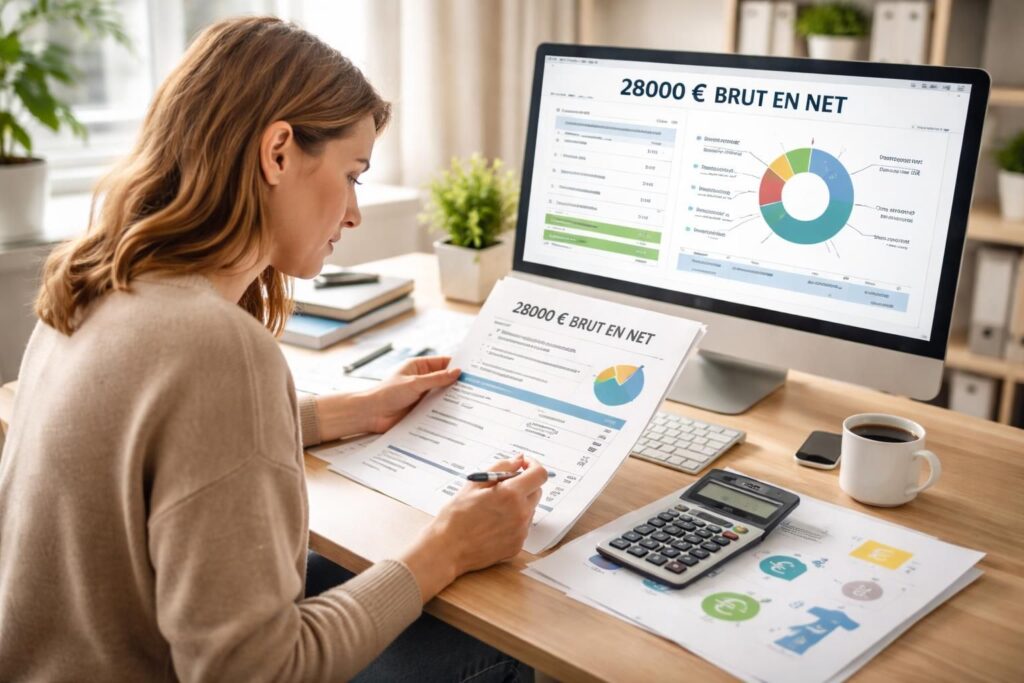 découvrez comment convertir efficacement 28 000 euros bruts en net grâce à des étapes simples et claires. maîtrisez les calculs pour mieux gérer votre salaire.